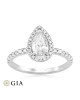 Inel Logodna Aur 18k Diamant GIA BLANCO'S