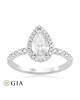 Inel Logodna Aur 18k Diamant GIA BLANCO'S