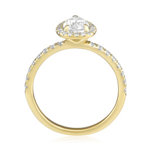 Inel Logodna Aur 18k Diamant GIA BLANCO'S