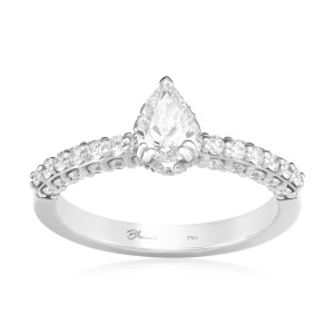 Inel Logodna Aur 18k Diamant GIA BLANCO'S