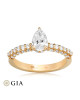 Inel Logodna Aur 18k Diamant GIA BLANCO'S