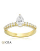 Inel Logodna Aur 18k Diamant GIA BLANCO'S 