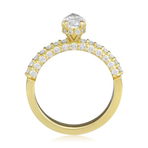 Inel Logodna Aur 18k Diamant GIA BLANCO'S 