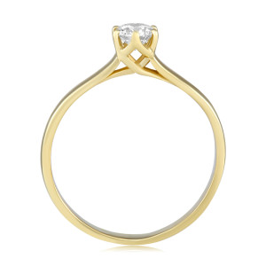 Inel Logodna Aur 18k Diamant GIA BLANCO'S