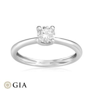 Inel Logodna Platina 950 Diamant GIA BLANCO'S