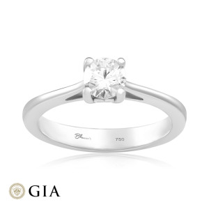 Inel Logodna Aur 18k Diamant GIA BLANCO'S