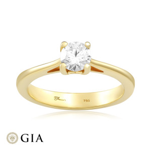 Inel Logodna Aur 18k Diamant GIA BLANCO'S
