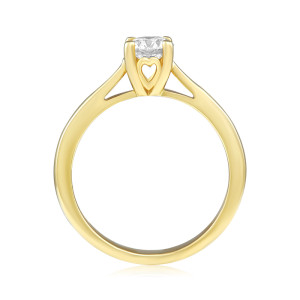 Inel Logodna Aur 18k Diamant GIA BLANCO'S
