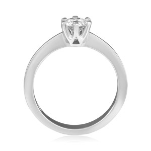 Inel Logodna Aur 18k Diamant GIA BLANCO'S