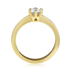 Inel Logodna Aur 18k Diamant GIA BLANCO'S
