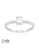 Inel Logodna Aur 18k Diamant IGI BLANCO'S