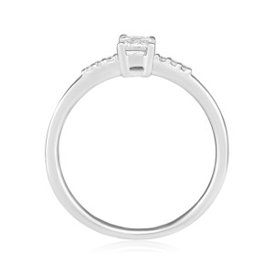 Inel Logodna Aur 18k Diamant IGI BLANCO'S