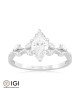Inel Logodna Aur 18k Diamant IGI BLANCO'S
