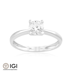 Inel Logodna Aur 18k Diamant IGI BLANCO'S