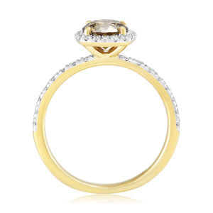 Inel Logodna Aur 18k Diamant IGI BLANCO'S