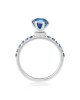 Inel Logodna Aur 18k Diamante Albastre, Diamante IGI DERUVO