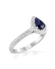 Inel Aur 18k Diamante, Safir DERUVO