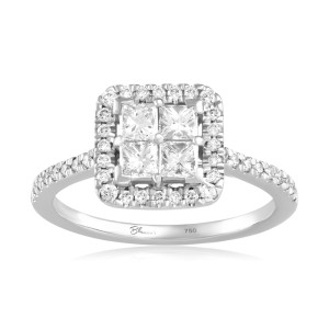 Inel Aur 18k Diamante BLANCO'S