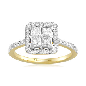 Inel Aur 18k Diamante BLANCO'S