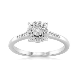 Inel Logodna Aur 18k Diamante BLANCO'S