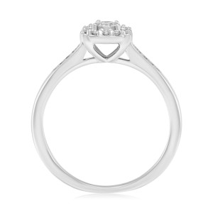 Inel Logodna Aur 18k Diamante BLANCO'S