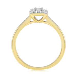 Inel Logodna Aur 18k Diamante BLANCO'S