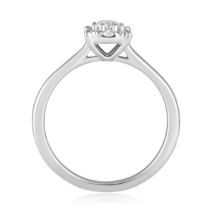 Inel Logodna Aur 18k Diamante BLANCO'S