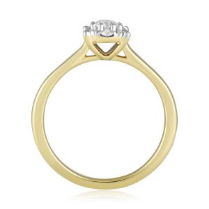 Inel Logodna Aur 18k Diamante BLANCO'S