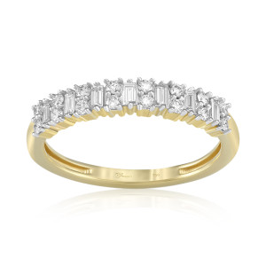 Inel Semi Eternity Aur 18k Diamante BLANCO'S