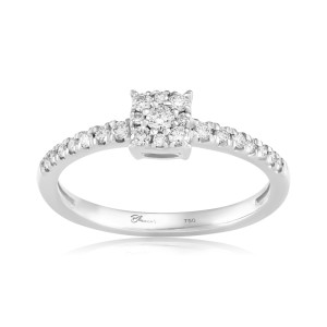 Inel Logodna Aur 18k Diamante BLANCO'S