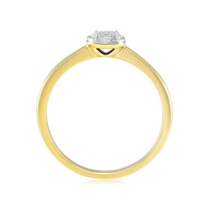 Inel Logodna Aur 18k Diamante BLANCO'S
