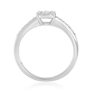 Inel Logodna Aur 18k Diamante BLANCO'S