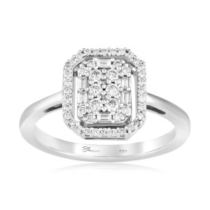 Inel Aur 18k Diamante BLANCO'S