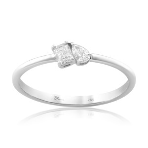 Inel Logodna Aur 18k Diamante BLANCO'S