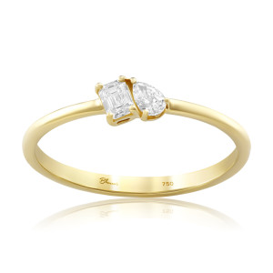 Inel Logodna Aur 18k Diamante BLANCO'S