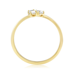 Inel Logodna Aur 18k Diamante BLANCO'S