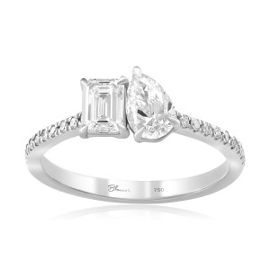 Inel Logodna Aur 18k Diamante BLANCO'S
