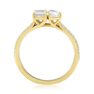 Inel Logodna Aur 18k Diamante BLANCO'S