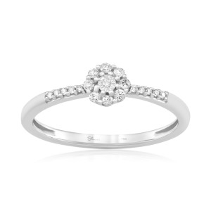 Inel Logodna Aur 18k Diamante BLANCO'S