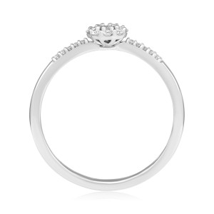 Inel Logodna Aur 18k Diamante BLANCO'S