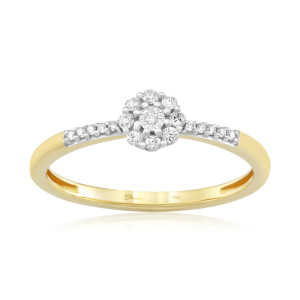 Inel Logodna Aur 18k Diamante BLANCO'S