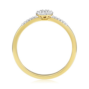 Inel Logodna Aur 18k Diamante BLANCO'S