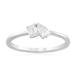 Inel Logodna Toi et Moi Aur 18k Diamante BLANCO'S