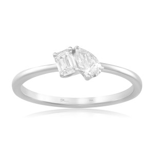 Inel Logodna Toi et Moi Aur 18k Diamante BLANCO'S