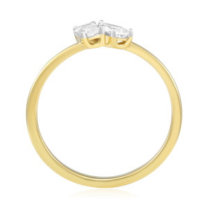 Inel Logodna Toi et Moi Aur 18k Diamante BLANCO'S