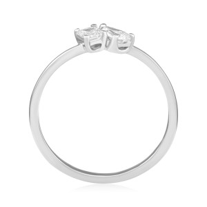 Inel Logodna Toi et Moi Aur 18k Diamante BLANCO'S