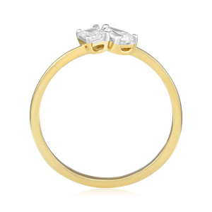 Inel Logodna Toi et Moi Aur 18k Diamante BLANCO'S