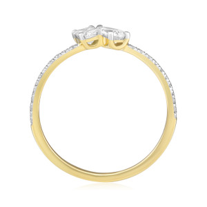 Inel Logodna Toi et Moi Aur 18k Diamante BLANCO'S