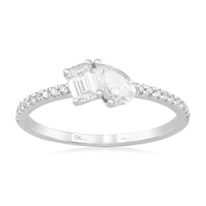 Inel Logodna Toi et Moi Aur 18k Diamante BLANCO'S