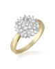 Inel Floare Aur 18k Diamante BLANCO'S